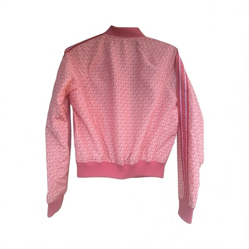 Michael Kors monogram Pink Women's Jacket sz XS new, 019